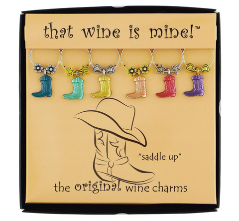 Boot Wine Charms