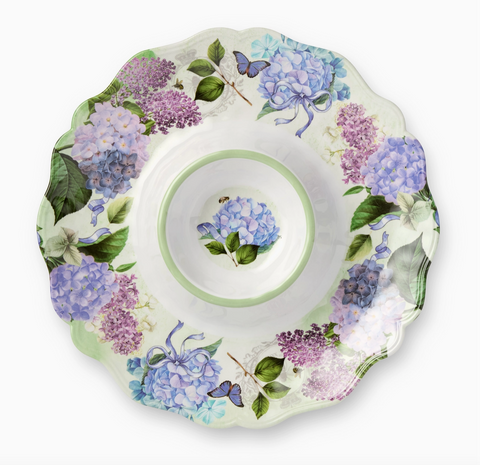 Garden Melamine Path Chip & Dip 14.5"