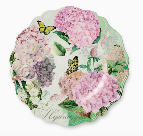 Garden Path Melamine Round Platter 14"