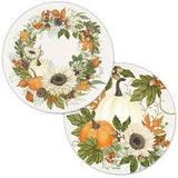 Plastic Reversible Round Placemats (Multiple Styles)