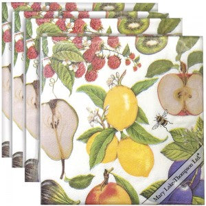 "Fruit Medley" Paper Cocktail Napkins