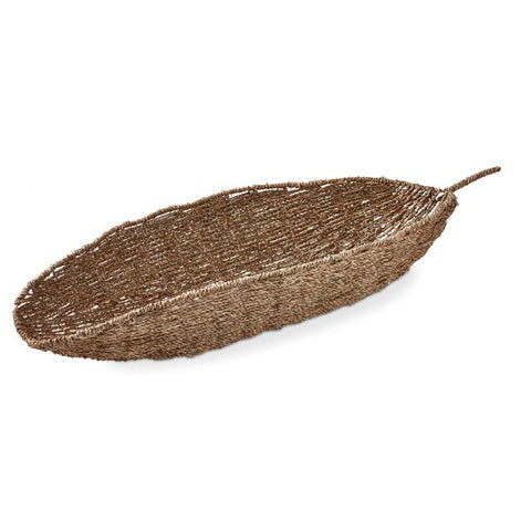 Seagrass Leaf Decorative Bowl