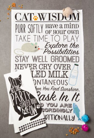 Cat Lovers Dish Towel