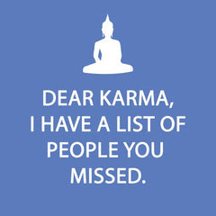 "Dear Karma" Cocktail Napkins