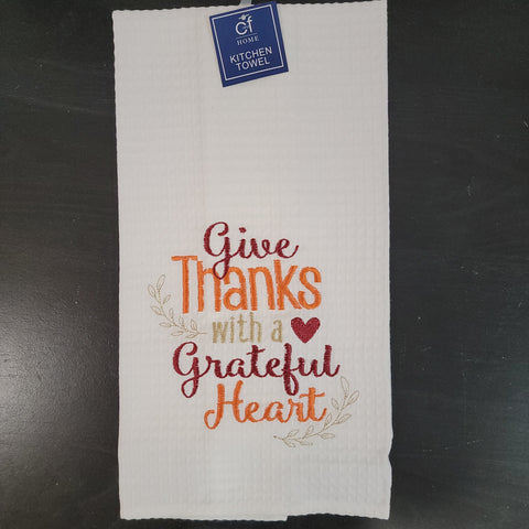Give Thanks Towel