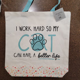 Cat Themed Tote Bags (2 Styles)