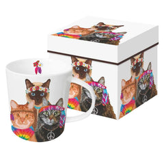 "Groovy Cats" Boxed Mug