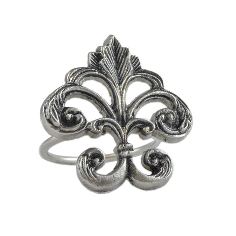 Fleur De Lis Napkin Ring