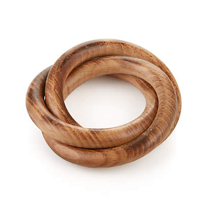 3 Ring Wooden Napkin Ring