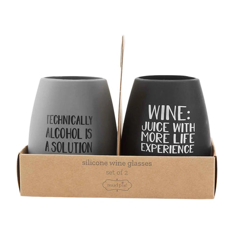 Silicon Wine Glass Set
