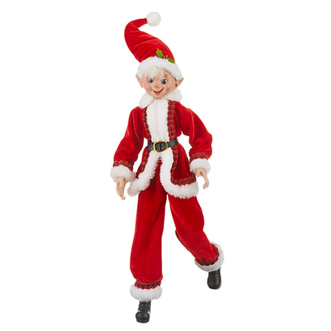 Red Posable Elf