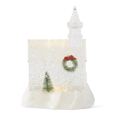 Acrylic Water Spinning LED Church