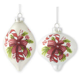 Candy Cane & Gingerbread Cream Ornament