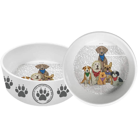 "Paw Paw Gang" Pet Bowl