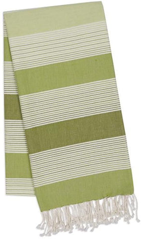 Green Stripe Fouta Towel