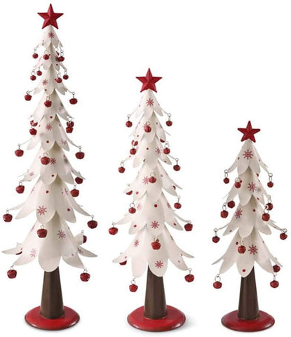 White Metal Christmas Tree