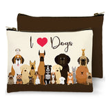 Los Altos Loves Dogs Zipper Pouch