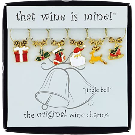 Jingle Bell Wine Charms