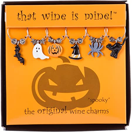 Spooky Wine Charms