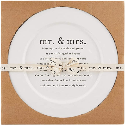 Wedding Blessing Ceramic Platter
