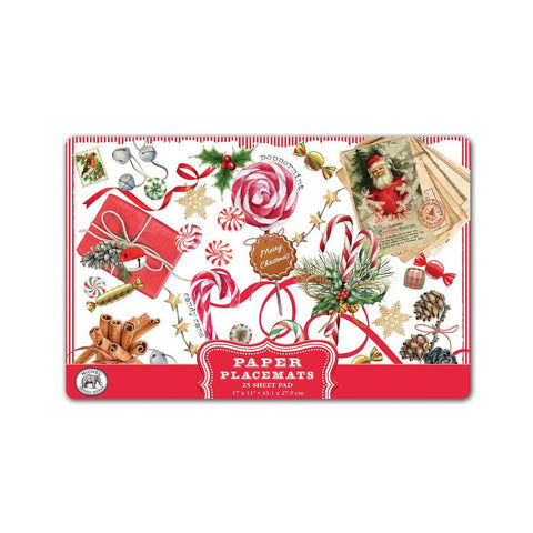 Peppermint Paper Placemats