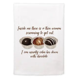 Chocolate Themed Flour Sack Towel