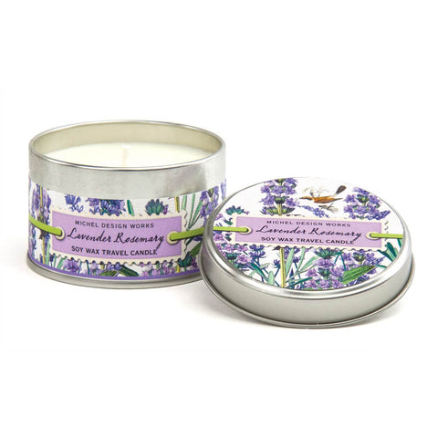 Lavender Rosemary Soy Wax Travel Candle