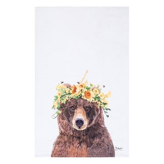 Bear w/ Flower Crown Towel