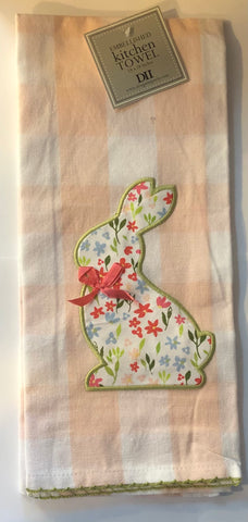 Sweet Flower Bunny Kitchen Towel