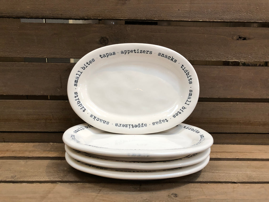 Tidbit Oval Plates - Thumbnail 2