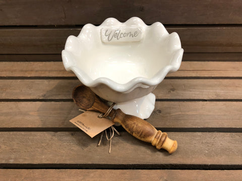 Welcome Pineapple Candy Dish
