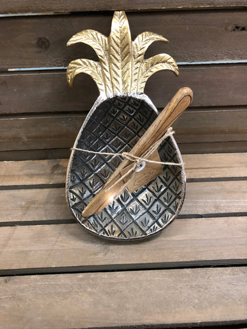 Pineapple Metal Bowl Set