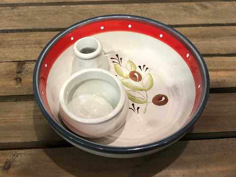 Large Ceramic Olive Dish
