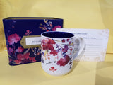 Recipe Tin with Recipe Cards and Ceramic Cup