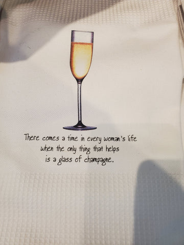 Womens Life Champagne Towel