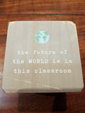 Gray Teacher Sentiment Block
