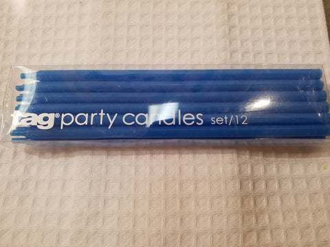 Long Blue Candles