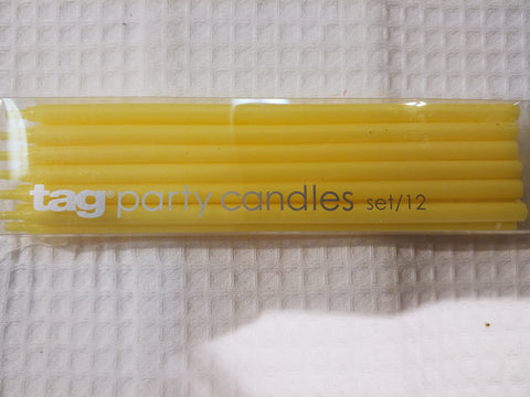 Long Yellow Candles
