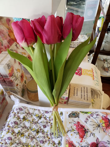 Fake Pink Tulips