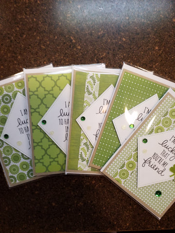 Lucky green cards
