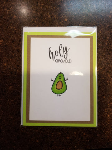 Holy guacamole card