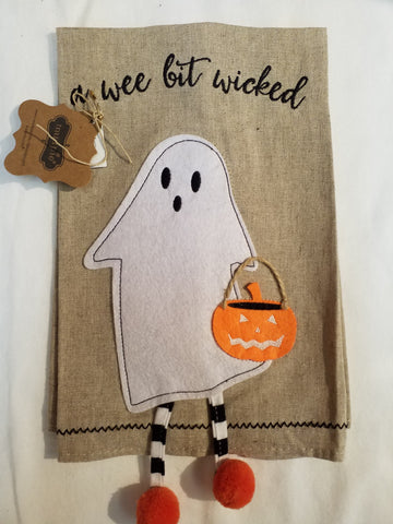 Ghost Dangle Leg Towel