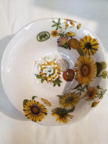 Sunflower Melamine Medium Bowl