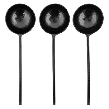 Black Tasting Spoons