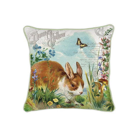 Bunny Hollow Square Pillow
