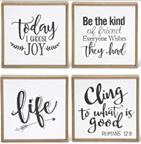 Inspirational Wood Signs