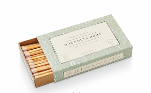"Love" Magnolia Home Safety Matches