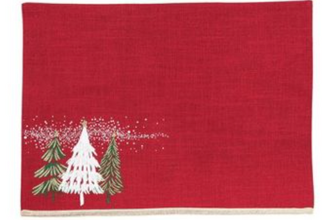 Snowy Trees Placemat