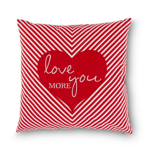 "Love You More" Pillow