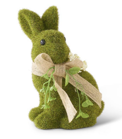 Green Moss Sitting Bunny